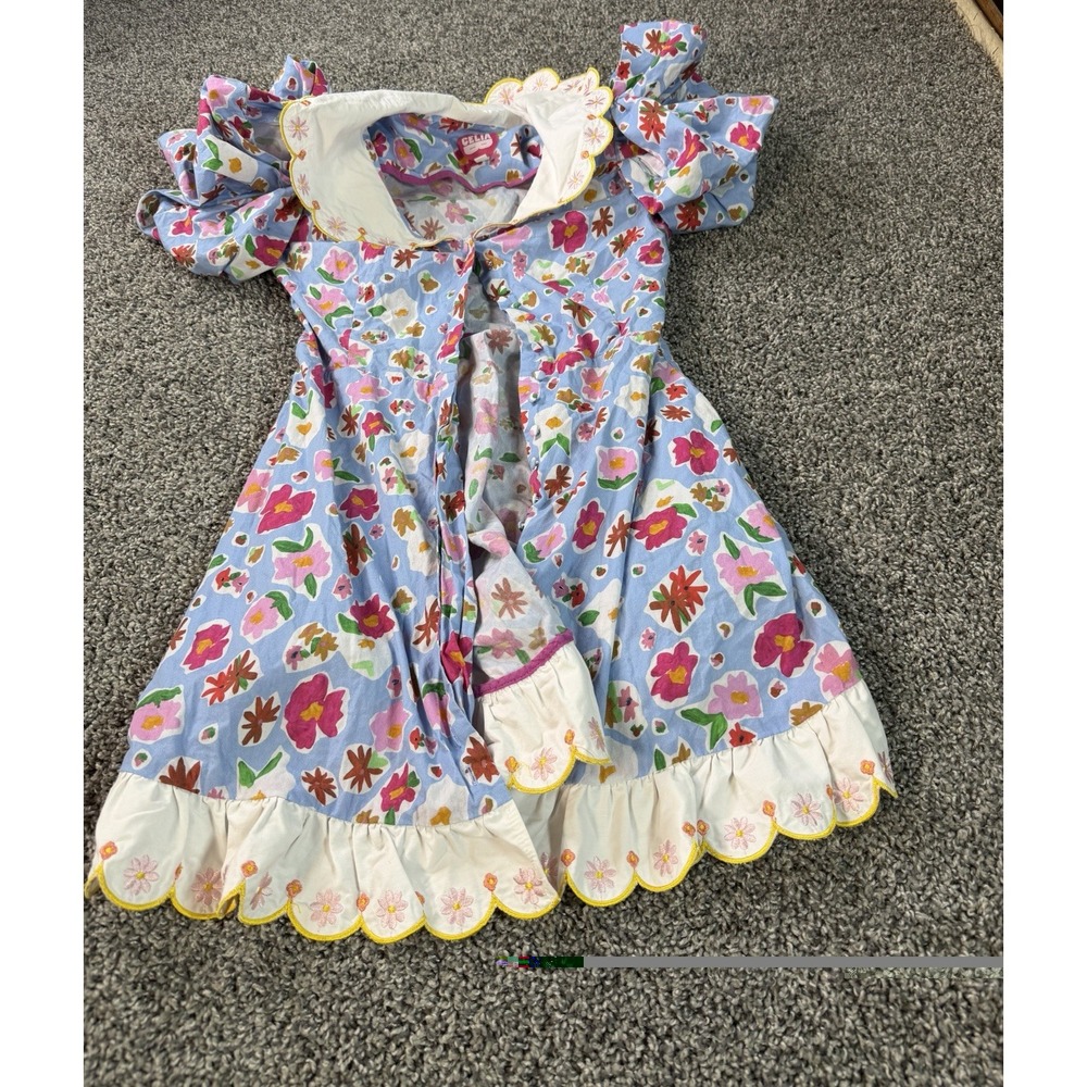 CeliaB Floral Mini Dress Women's Size Small Blue